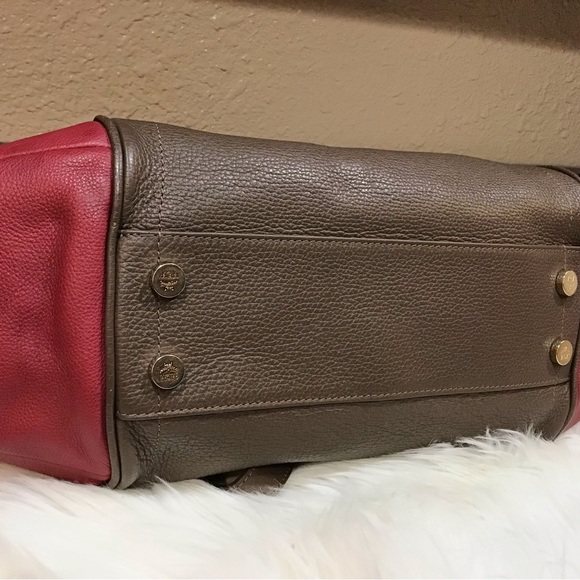 Authentic MCM Top Handle Multi Color Leather Satchel - Picture 16 of 16